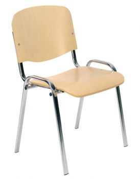 Kėdė ISO wood chrome
